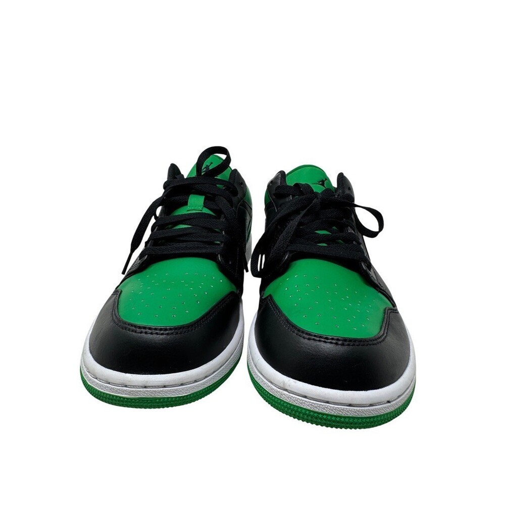 Nike Air Jordan 1 Low Men's Size 11 Lucky Green  Black/Green 553558-065 sneakers - Picture 13 of 14